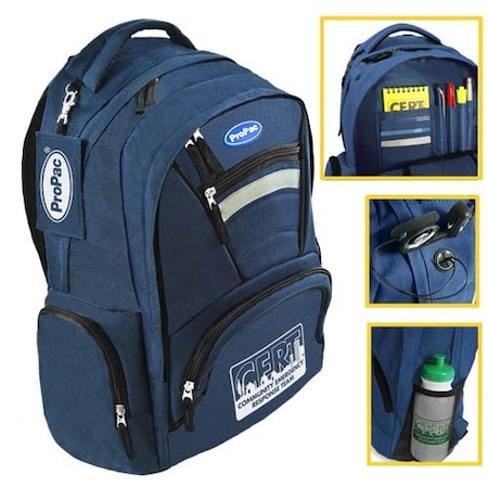 Propac BACKPACK, BLUE, CERT D2012-BLU-CERT